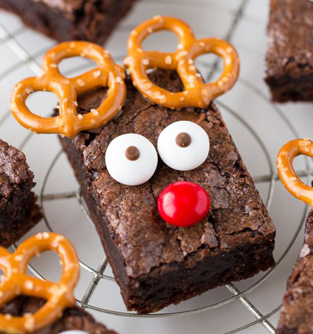 Reindeer looking brownies