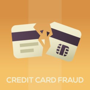 Credit card fraud button