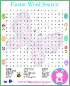 Easter Word Search