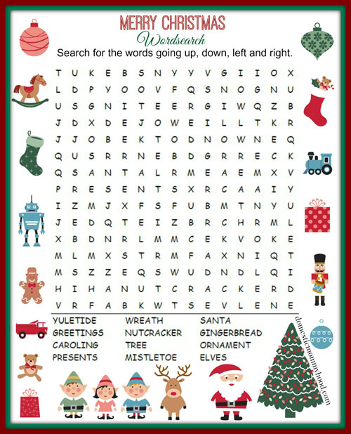 Christmas Word Search