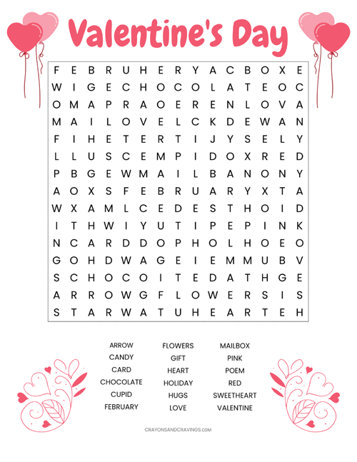 Valentines-Day-Word-Search