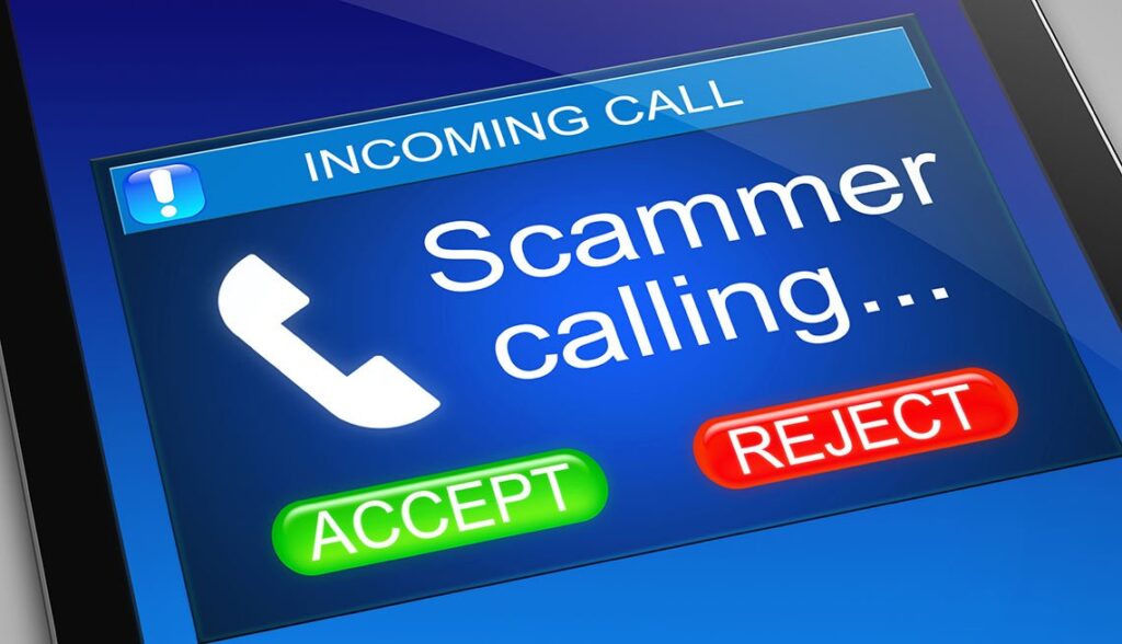 scammer calling