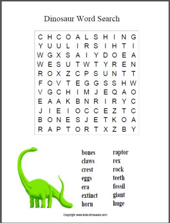 dinosaur-word-search