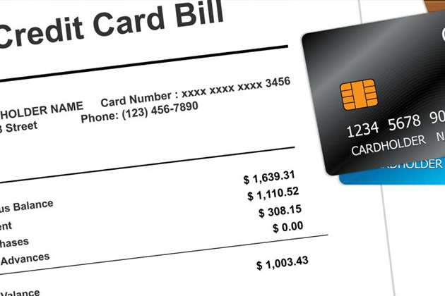 credit card bill